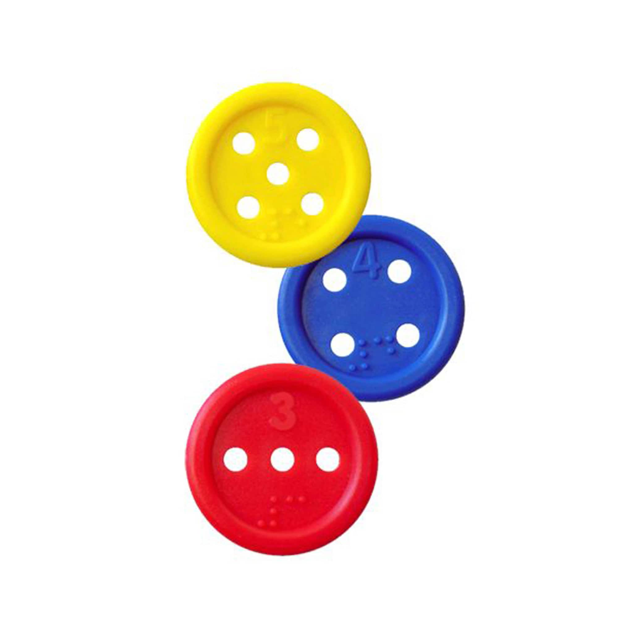 Miniland Educational Lacing Buttons, 140ct.